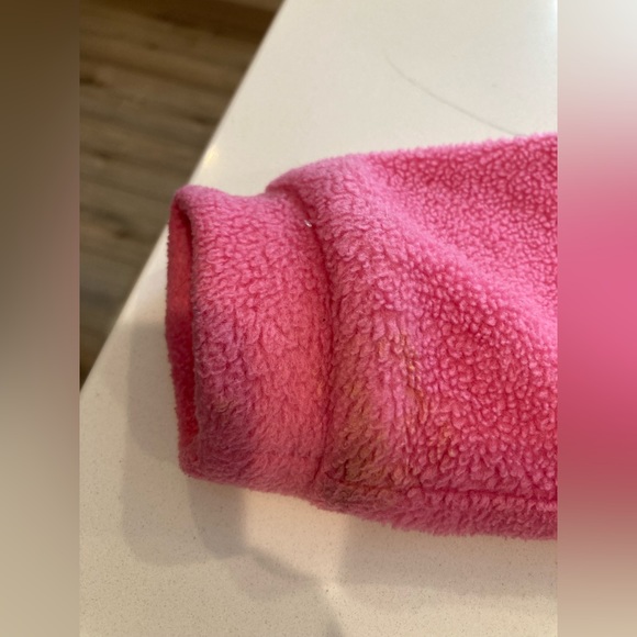 Baby toddler little girl Columbia zip up sweatshirt coat pink pocket collar 2T - Picture 5 of 8